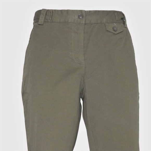 Brooks Brothers Olive Green Chino Women's Pants Size 6 - Picture 4 of 9